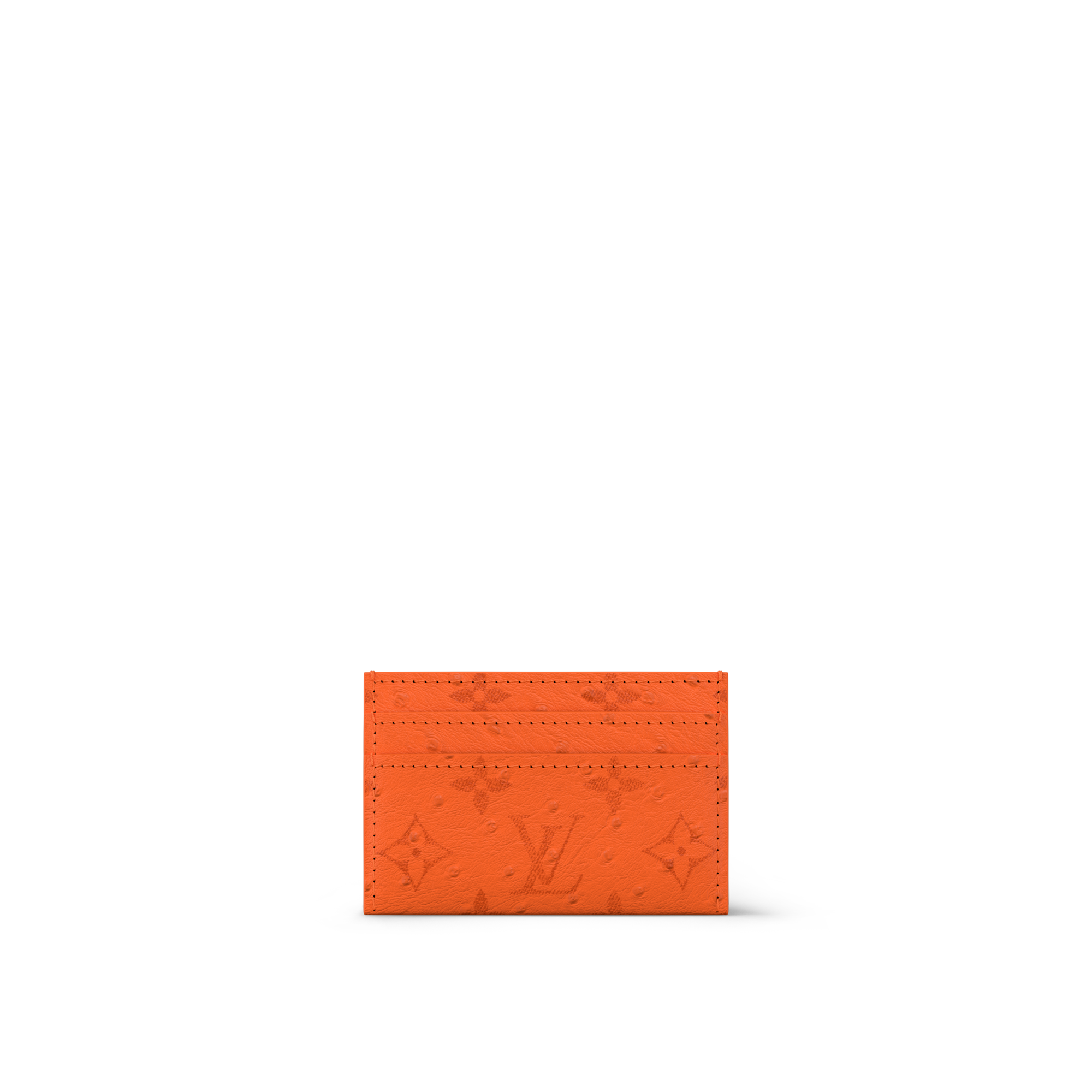 Double Card Holder Autruche - Exotics | LOUIS VUITTON